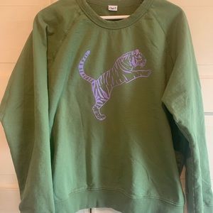 Clare V tiger sweatshirt
